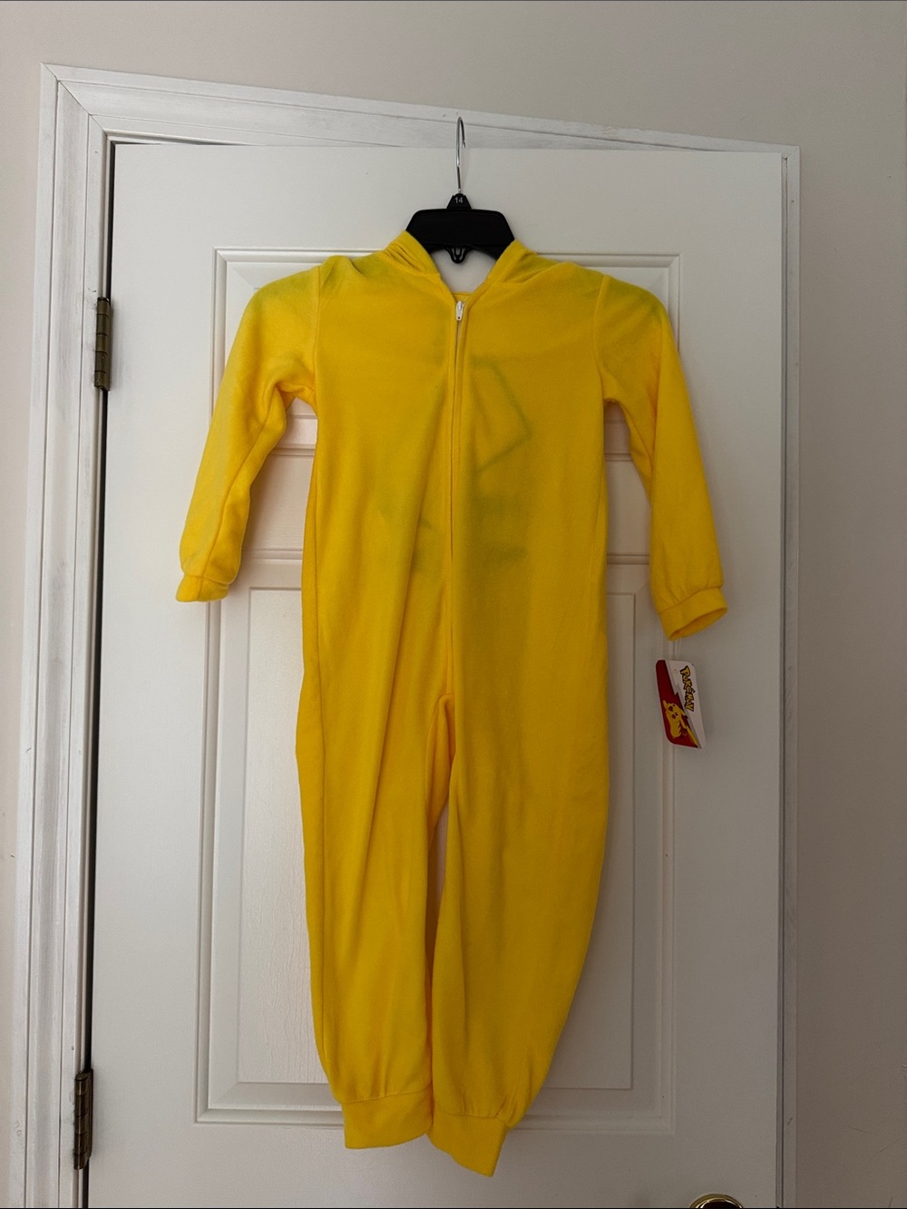 Pokemon Yellow Hooded Kids One-Piece Bodysuit
